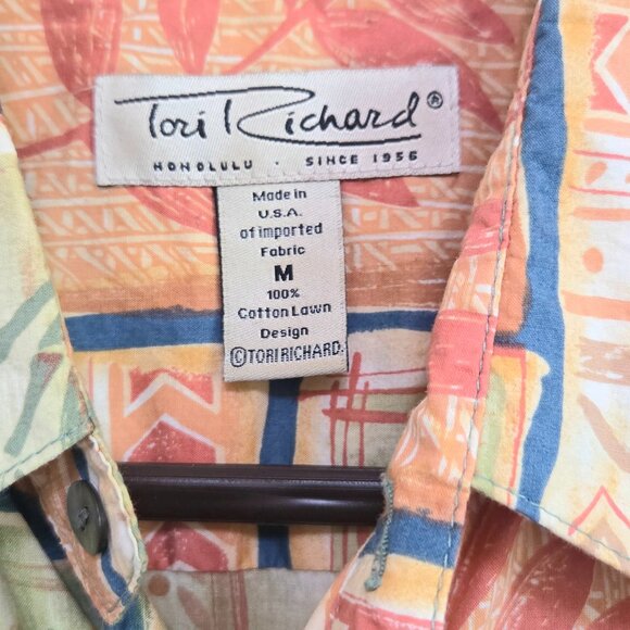 Men’s Tori Richard Button-Down Shirt – Size M – Honolulu, USA - Picture 2 of 8